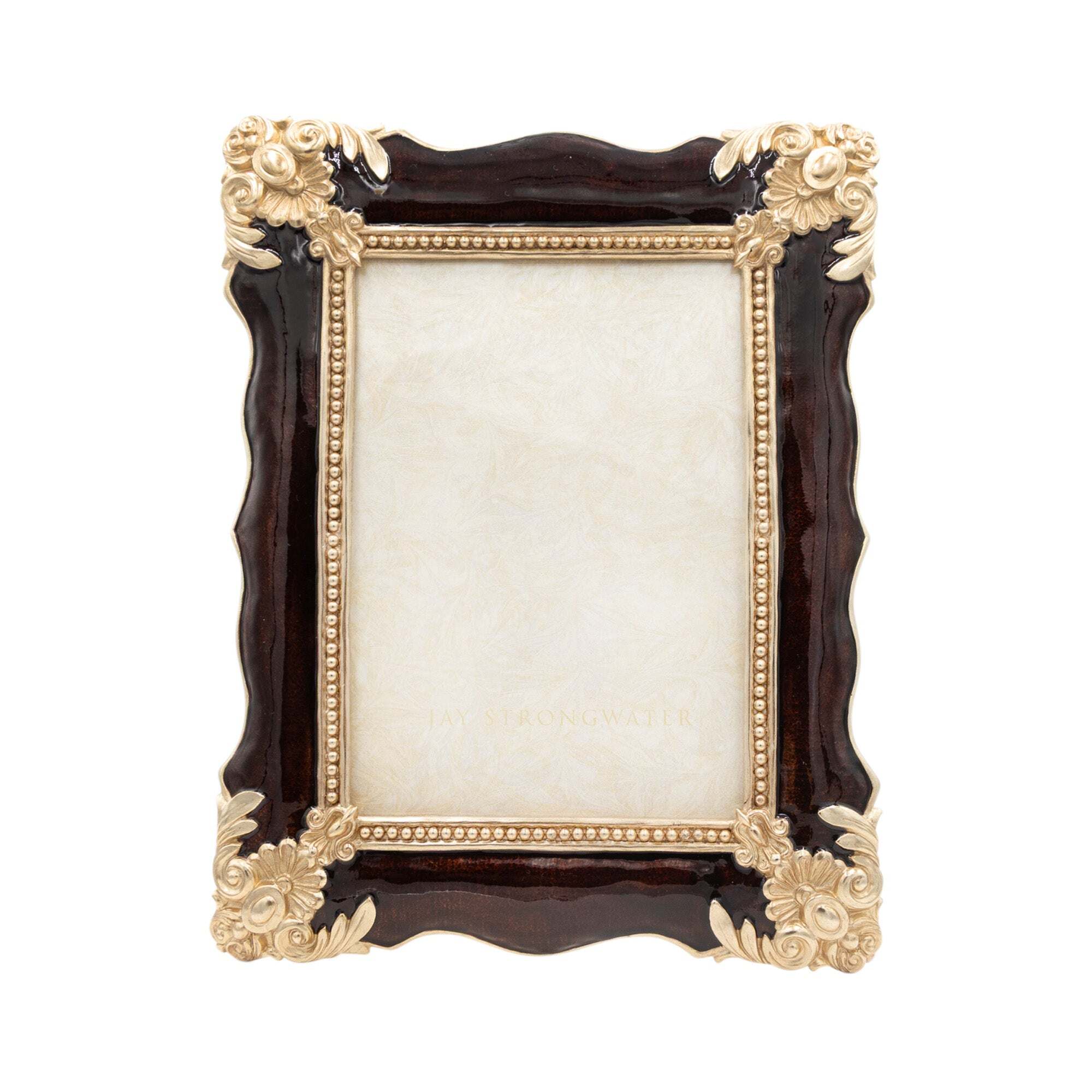 Jay Strongwater Heather Frame 5” X 7” – Safari