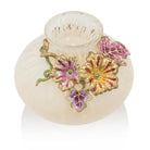 Jay Strongwater Holland Leaf and Flower Vase - Flora, alternate view