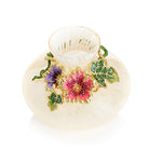 Jay Strongwater Holland Leaf and Flower Vase - Provence, alternate view