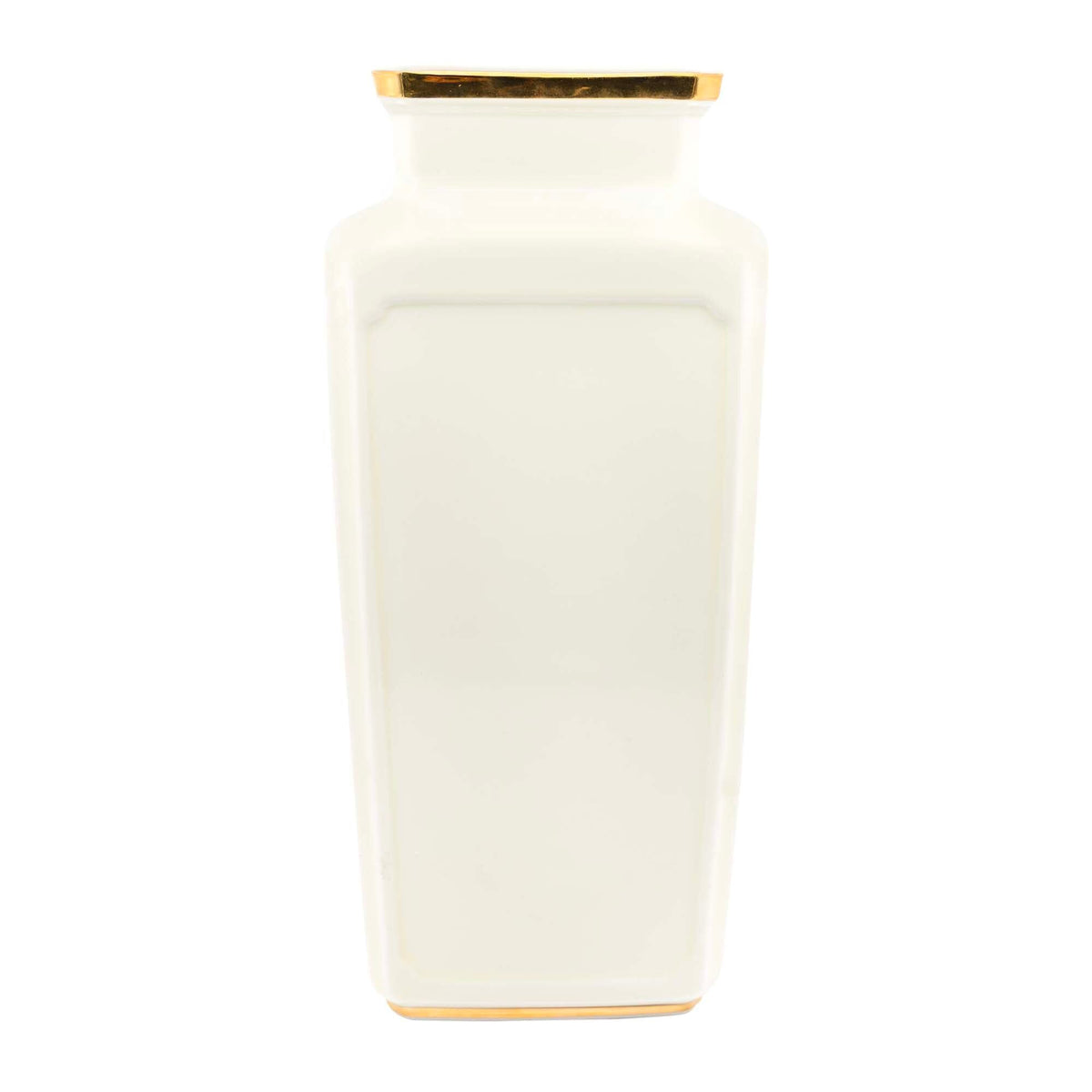 Jay Strongwater Isolde Hydrangea Square Ceramic Vase, alternate view