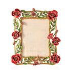 Jay Strongwater Jane Poppy 5" X 7" Frame - Flora