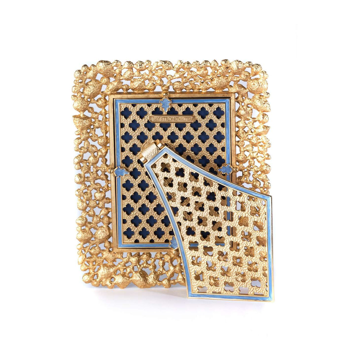 Jay Strongwater Javier Bejeweled 5" X 7" Frame - Oceana, alternate view