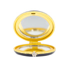 Jay Strongwater Jayla 2" Butterfly Compact Delft Garden Handheld Mirror, alternate view