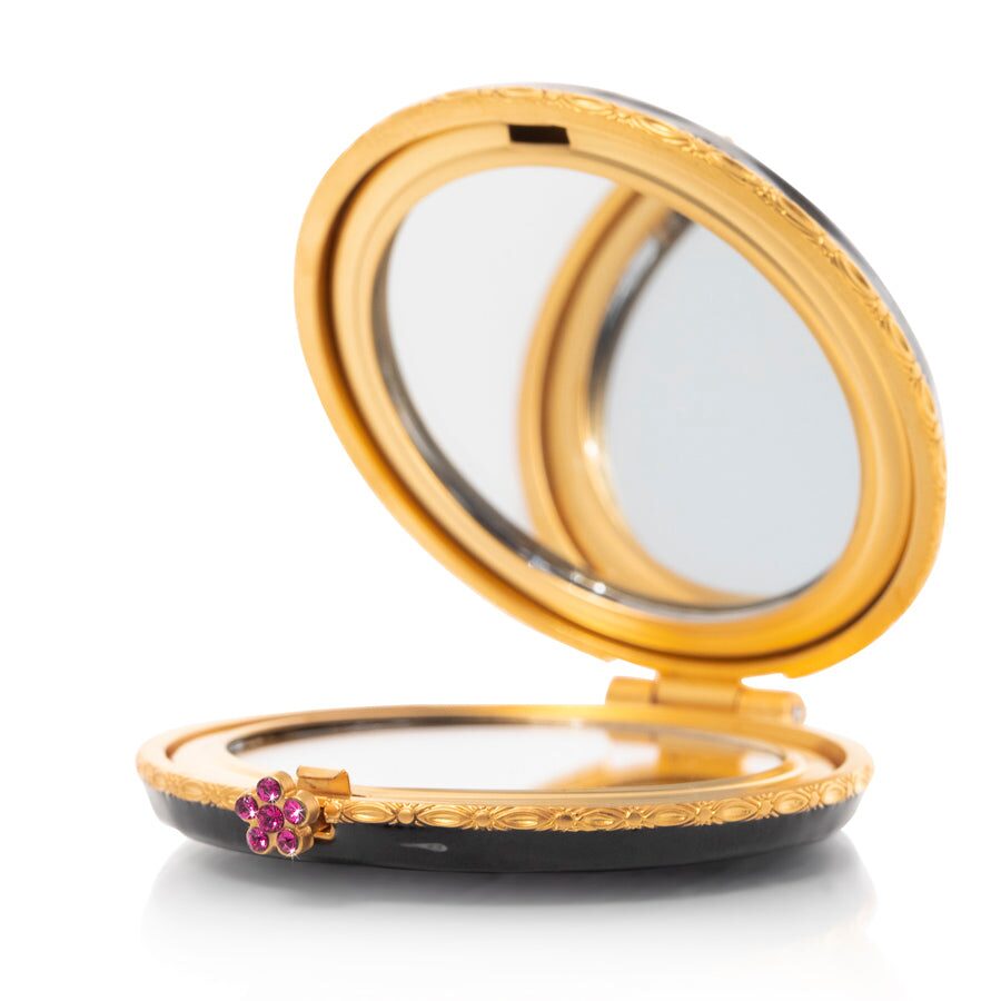 Jay Strongwater Jayla Butterfly Compact Handheld Mirror, alternate view