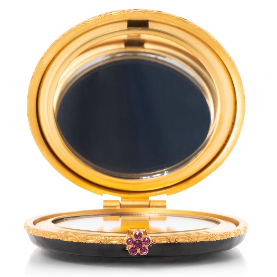 Jay Strongwater Jayla Butterfly Compact Handheld Mirror, alternate view