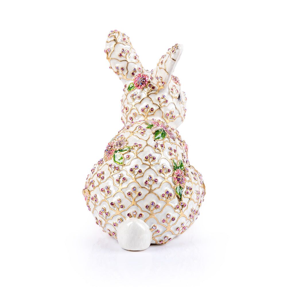 Jay Strongwater Jing Floral Rabbit Figurine, alternate view