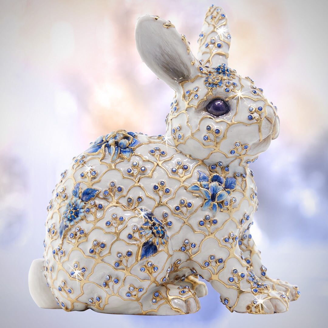 Jay Strongwater Jing Year of the Rabbit Figurine, alternate view
