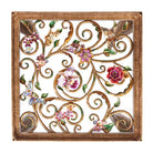 Jay Strongwater Josephine Floral Side Table, alternate view