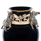 Jay Strongwater Judson Zebra Vase, alternate view