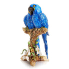 Jay Strongwater Julie & Blaze Macaws on Branch Figurine, alternate view