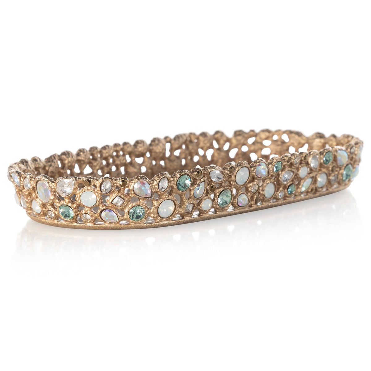 Jay Strongwater Julius Bejeweled Tray - Opal, alternate view