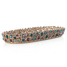 Jay Strongwater Julius Bejeweled Tray - Peacock, alternate view