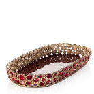 Jay Strongwater Julius Bejeweled Tray - Ruby