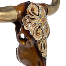 Jay Strongwater Keeffe Cow Skull Objet with Stand Figurine, alternate view