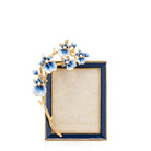 Jay Strongwater Kelsey Orchid 3" X 4" Frame - Delft Garden