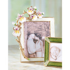 Jay Strongwater Kelsey Orchid 3" X 4" Frame - Flora, alternate view