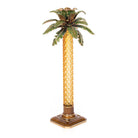 Jay Strongwater Kiana Palm Leaf Jeweled Glass Candlestick Candlestick Holder