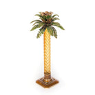 Jay Strongwater Kiana Palm Leaf Jeweled Glass Candlestick Candlestick Holder, alternate view