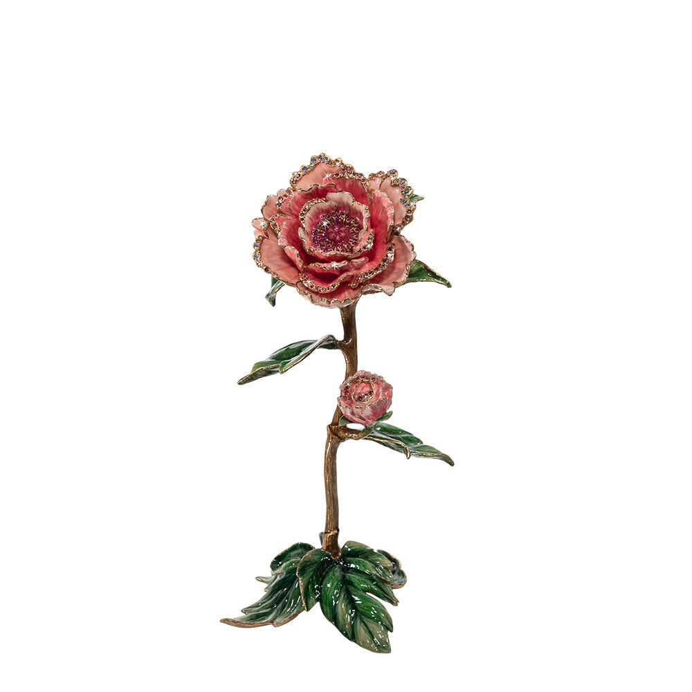 Jay Strongwater Kora Peony Objet Figurine
