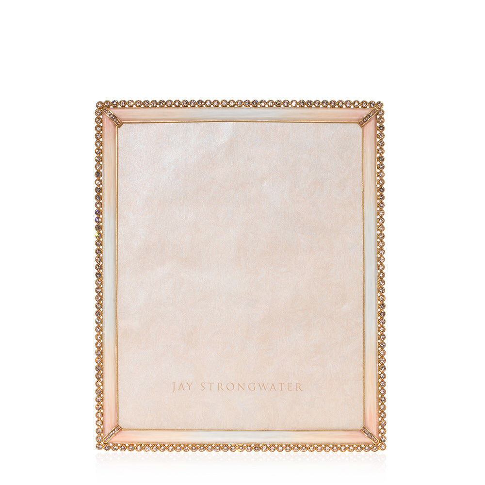 Jay Strongwater Laetitia Stone Edge 8" X 10" Frame - Boudoir
