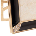 Jay Strongwater Lavinia 4” X 6” Frame - Black Onyx, alternate view