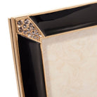 Jay Strongwater Lavinia 4” X 6” Frame - Black Onyx, alternate view