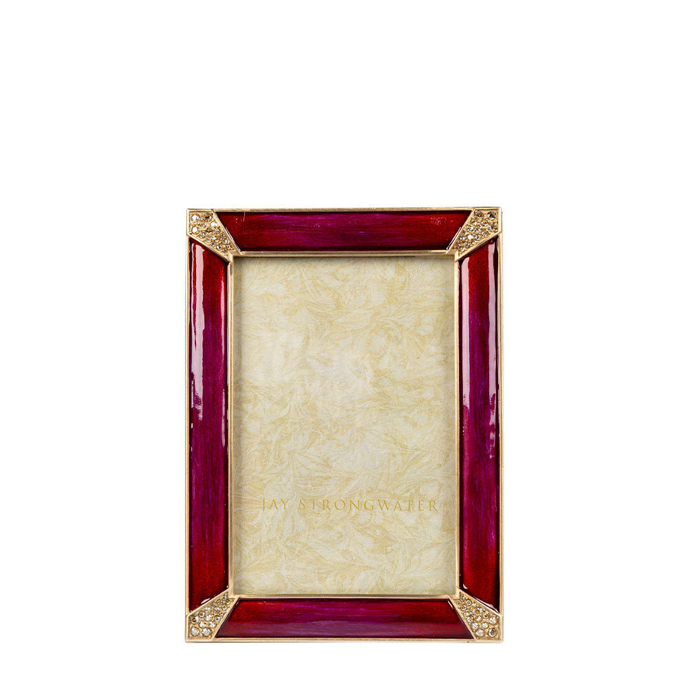 Jay Strongwater Lavinia 4” X 6” Frame - Bouquet