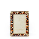 Jay Strongwater Lavinia 4” X 6” Frame - Leopard