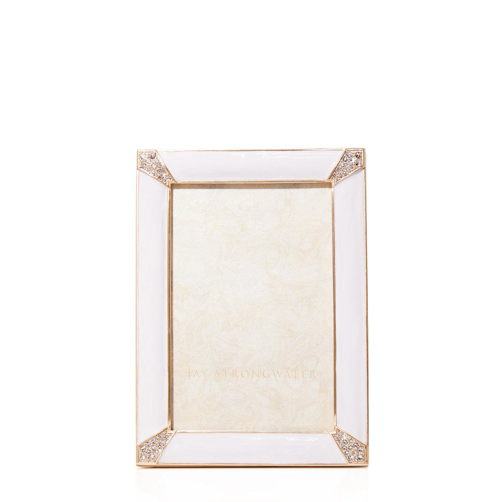 Jay Strongwater Lavinia 4” X 6” Frame - Opal