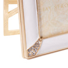 Jay Strongwater Lavinia 4” X 6” Frame - Opal, alternate view