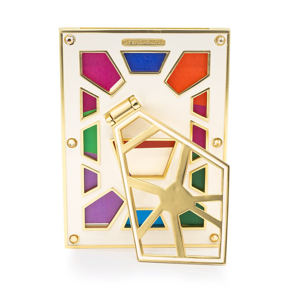 Jay Strongwater Lavinia 4” X 6” Frame - Rainbow, alternate view