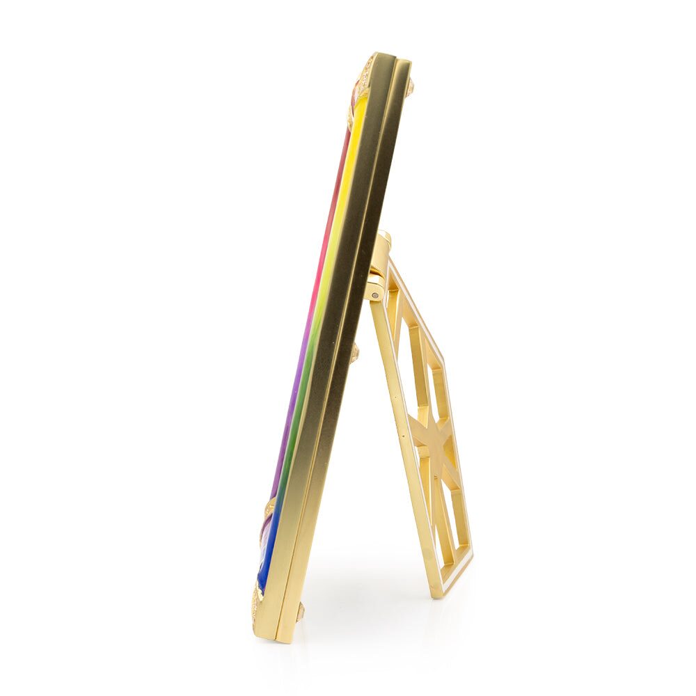 Jay Strongwater Lavinia 4” X 6” Frame - Rainbow, alternate view