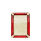 Jay Strongwater Lavinia 4” X 6” Frame - Ruby