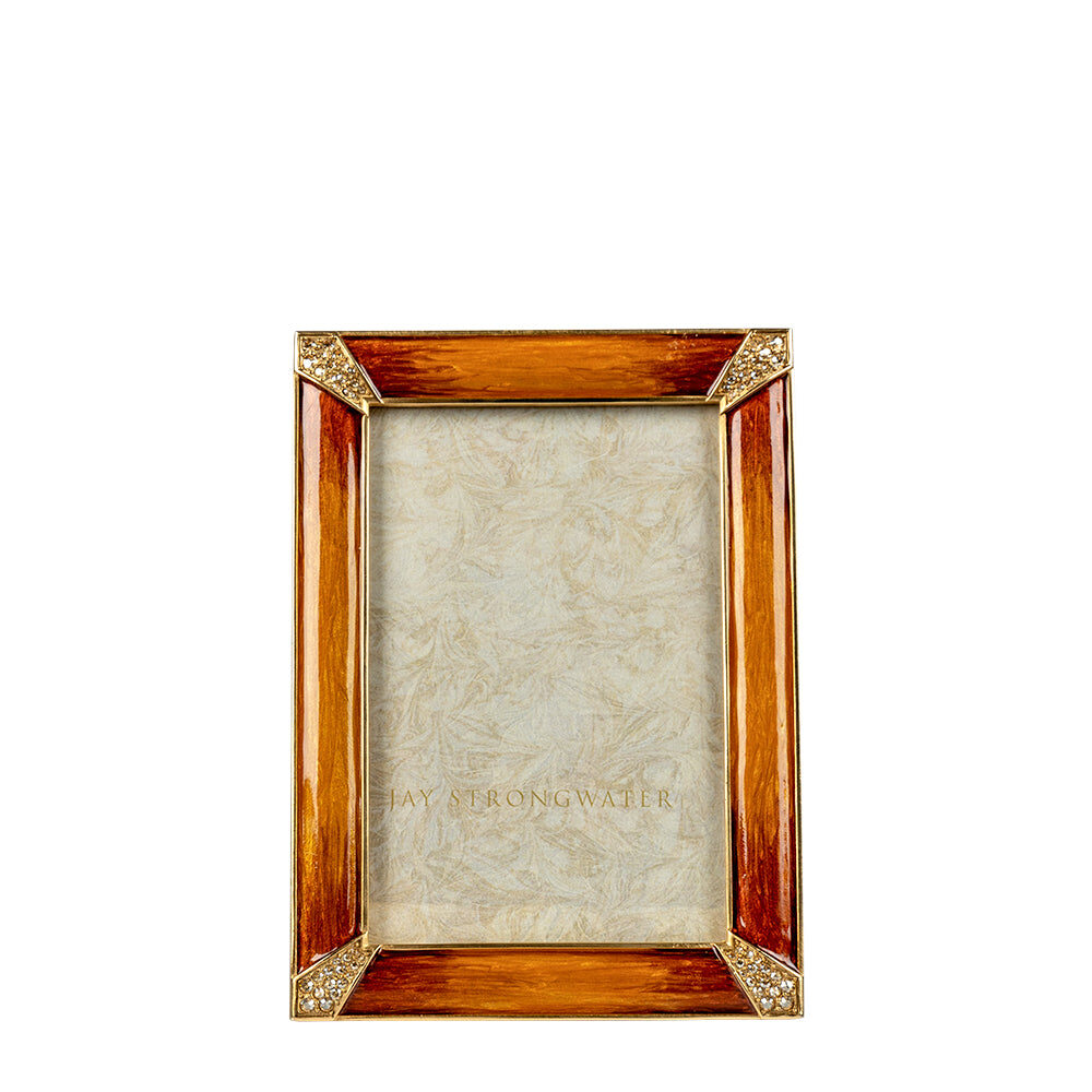 Jay Strongwater Lavinia 4” X 6” Frame - Topaz