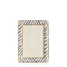 Jay Strongwater Lavinia 4” X 6” Frame - Zebra