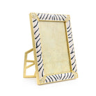 Jay Strongwater Lavinia 4” X 6” Frame - Zebra, alternate view