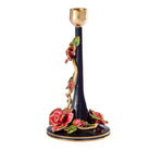 Jay Strongwater Layla Night Bloom Single Candlestick Candlestick Holder, alternate view