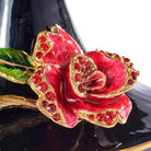 Jay Strongwater Layla Night Bloom Single Candlestick Candlestick Holder, alternate view