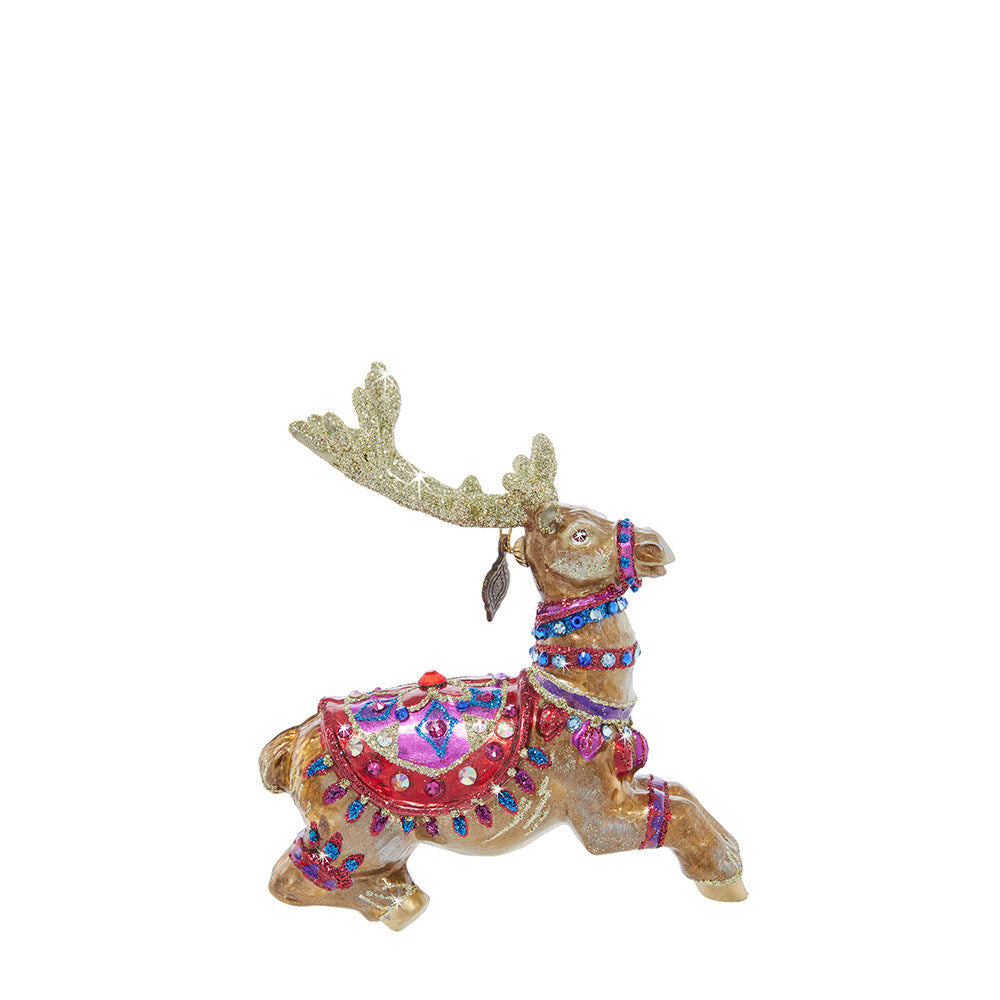 Jay Strongwater Leader of the Pack Glass Ornament