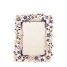 Jay Strongwater Leartes 4" X 6" Frame - Delft Garden