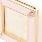Jay Strongwater Leland Pavé Corner 2" Frame - Baby Pink, alternate view