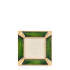 Jay Strongwater Leland Pavé Corner 2" Frame - Emerald