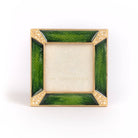 Jay Strongwater Leland Pavé Corner 2" Frame - Emerald, alternate view