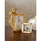 Jay Strongwater Leland Pavé Corner 2" Frame - Gold, alternate view