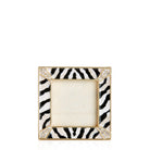 Jay Strongwater Leland Pavé Corner 2" Frame - Zebra Striped