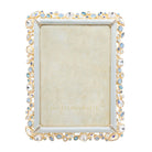 Jay Strongwater Leslie Bejeweled 5" X 7" Frame - Baby Blue