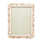 Jay Strongwater Leslie Bejeweled 5" X 7" Frame - Baby Pink