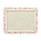 Jay Strongwater Leslie Bejeweled 5" X 7" Frame - Baby Pink, alternate view