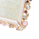 Jay Strongwater Leslie Bejeweled 5" X 7" Frame - Baby Pink, alternate view