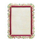 Jay Strongwater Leslie Bejeweled 5" X 7" Frame - Bouquet